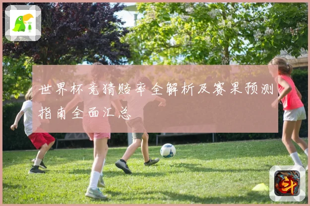 世界杯竞猜赔率全解析及赛果预测指南全面汇总